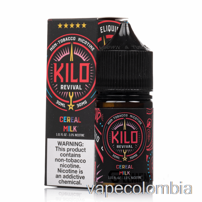 Vape Recargable Leche De Cereales - Kilo Sales Revitalizantes - 30ml 50mg